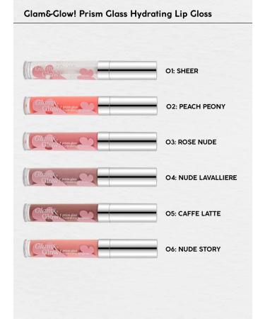 Monica Beauty Glam & Glow lip gloss! Prism Glass Tone 05 Caffe Latte - Buy Online on GoSupps.com