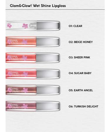 MONIC BEAUTY Glam & Glow lip gloss! Wet Shine Tone 01 Clear - Buy Online on GoSupps.com