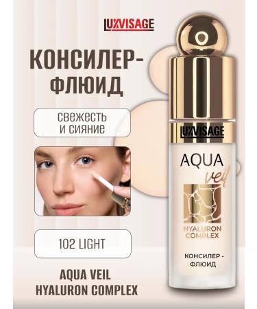 LUXVISAGE Face Conceler Fluid Aqua Veil Hyaluron Complex 102