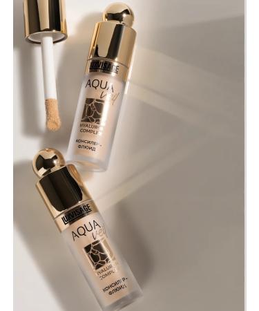 LUXVISAGE Face Conceler Fluid Aqua Veil Hyaluron Complex 102 - Buy Online on GoSupps.com