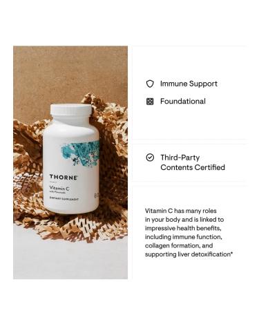 Thorne Research Vitamin C with Flavonoids 90 capsules - Buy Online on GoSupps.com