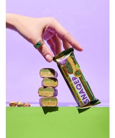 Snaq Fabriq Protein bars without sugar SNAQER Dubai chocolate - Buy Online on GoSupps.com