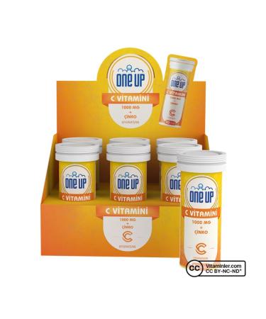 One Up Vitamin C 1000 mg and zinc sparkling tablets 10pcs T rkiye