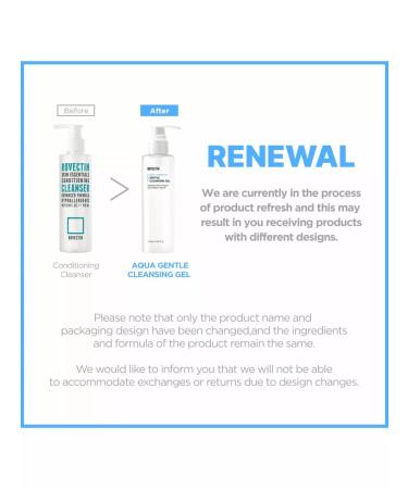 Rovectin Washing gel Aqua Gentle Cleansing Gel 175ml - Buy Online on GoSupps.com