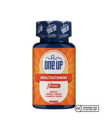 One Up Multivitamin Energy 60 plant capsules T rkiye