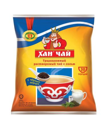 KHAN TEA Soluble tea with salt and pepper "Khan" 30 packs*12 g - Buy Online on GoSupps.com
