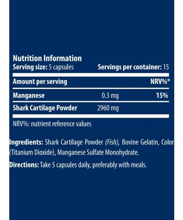 Scitec Nutrition Shark Cartilage 75 caps - Buy Online on GoSupps.com