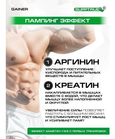 supptrue Gainer for gaining mass sports 2 kg cream - Buy Online on GoSupps.com