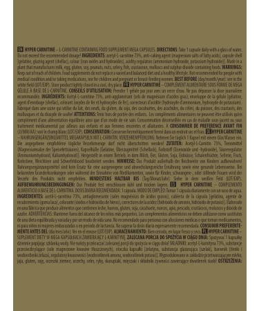 Scitec Nutrition Acetyl-L-carnitine Alc Hyper Carnitine 120 caps - Buy Online on GoSupps.com