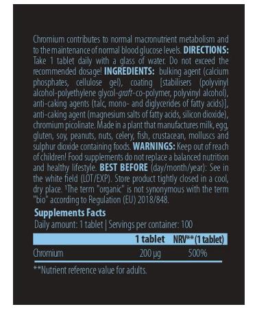 Scitec Nutrition Chromium Picolinate 100 Picoline Picoline - Buy Online on GoSupps.com
