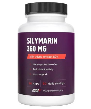 PROTEINCOMPANY Silimarin Prohopsha for the liver 90 capsules - Buy Online on GoSupps.com