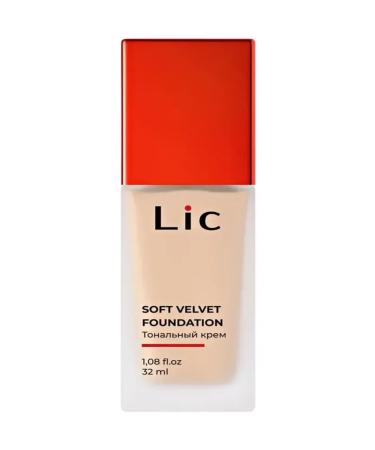 Lic Set Tonal Facial Cream Soft Velvet Foundation 02y 2pcs - Buy Online on GoSupps.com
