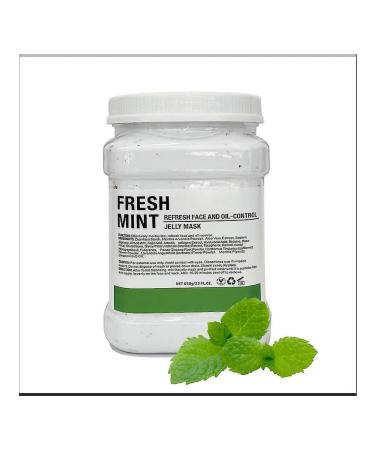 Hydrogel mask with a mint fresh mint