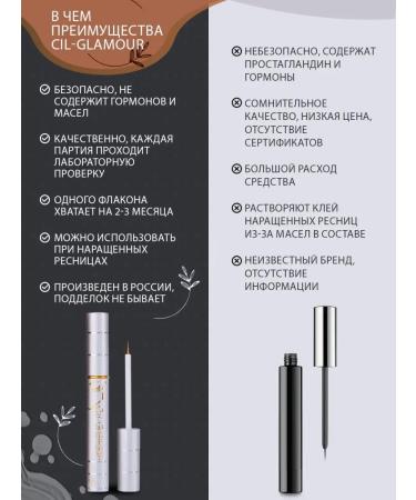 For eyelash and eyebrow growth Cil-Glamour Wheralp for eyelash growth of eyebrows restoration means - Buy Online on GoSupps.com