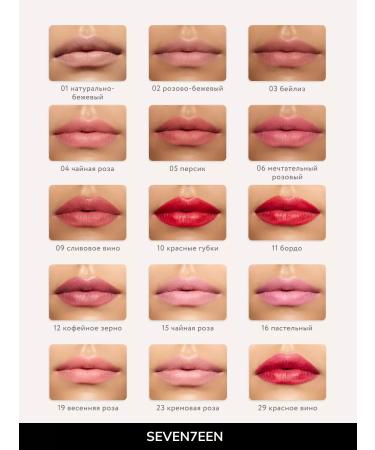Seven7een Lipstick matte SEVENTEEN MATTE LASTING LIPSTICK - Buy Online on GoSupps.com