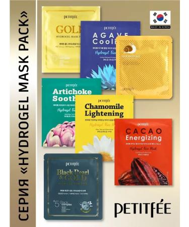 Petitfee Hydrogel face mask with colloidal gold 32g Korea - Buy Online on GoSupps.com