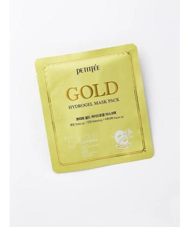 Petitfee Hydrogel face mask with colloidal gold 32g Korea - Buy Online on GoSupps.com