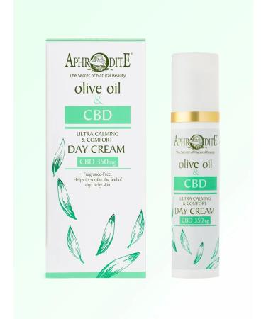 Aphrodite Soothing day cream with olive oil and CBD 50 ml