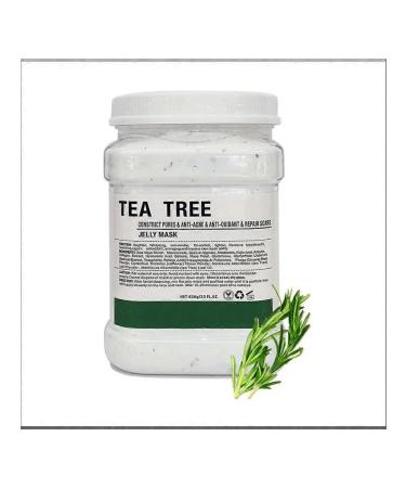 Face mask with pink petals TEA TREE