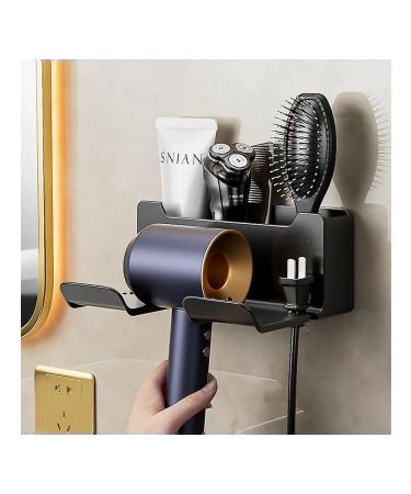 Holder for a hairdryer without drilling CV B-black-3pcs - Buy Online on GoSupps.com