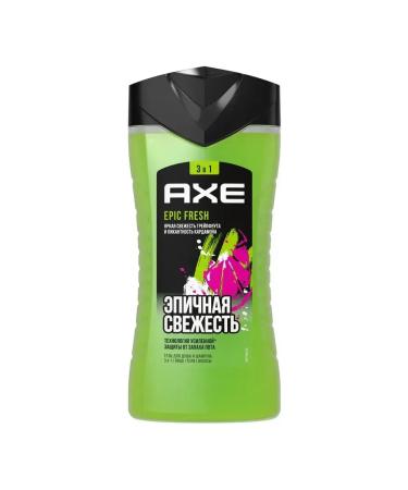 Axe Shower gel and shampoo men's Epic Fresh 3B1 2pcs - Buy Online on GoSupps.com
