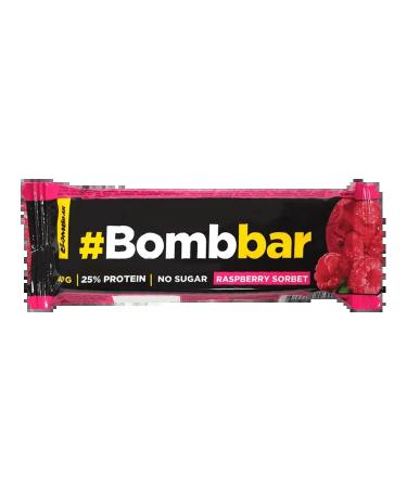 BombBar Bank protein raspberry sorbet in 1pc - Buy Online on GoSupps.com