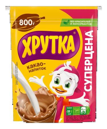 Khrutka Cocoa-drunk cocoa 800g 9pcs