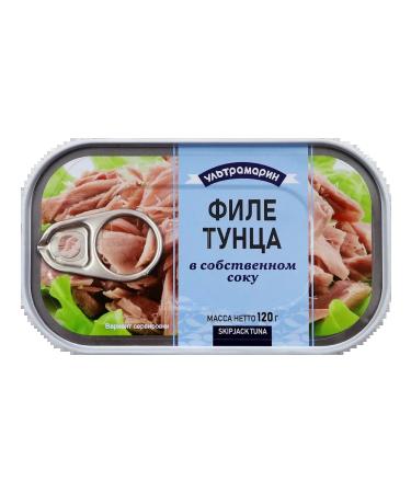 Ultramarine Tuna fillet in its own juice 120g 3pcs