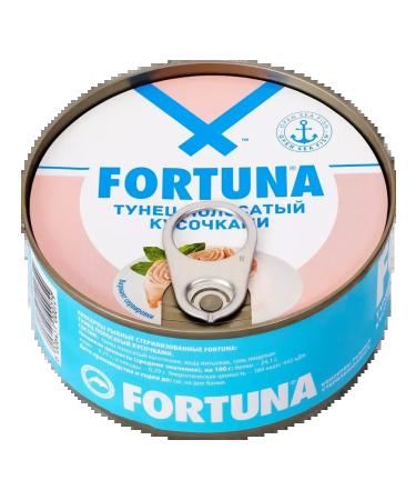 FORTUNA Tuna pieces in its own juice 185 3pcs