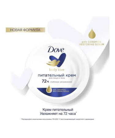 Dove Body cream is nutritious 150ml 1pc - Buy Online on GoSupps.com