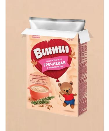 Winnie Milk buckwheat with a prebiotic 200g 2 pcs - Buy Online on GoSupps.com