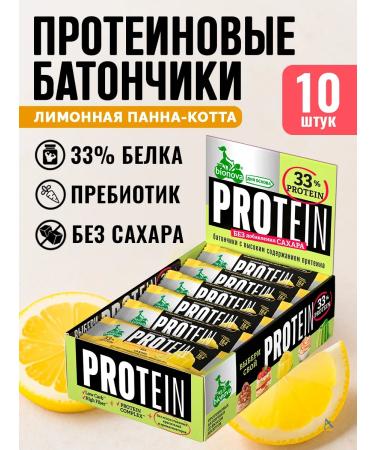 Bionova Bathes of protein lemon panna-kotta 50 g*10