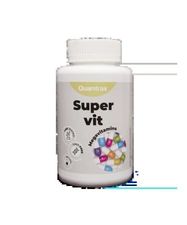 Quamtrax Nutrition Super vit 120 capsules complex of vitamins and minerals 120 cap