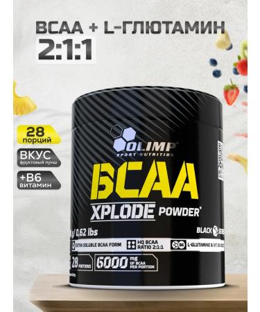 Olimp Sport Nutrition BCAA amino acids with vitamin B6 280 g. Fruit punch