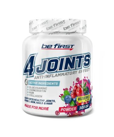 Be First 4Joints Powder 300 g forest berries