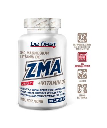 Be First ZMA + Vitamin D3 90 capsules - Buy Online on GoSupps.com