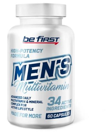 Be First Men's Multivitamin Vitamins for men 60 capsules