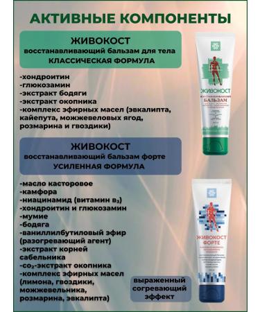 Health from Siberia Set 2 balm vivto kost - Buy Online on GoSupps.com