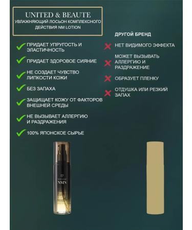 UNITED & BEAUTE Lotion Tonic for the face moisturizing with niacinamide complex - Buy Online on GoSupps.com