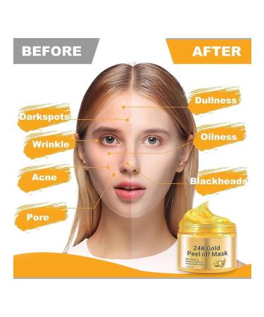 Mask with 24k gold anti -aging central 3 comp -360g - Buy Online on GoSupps.com