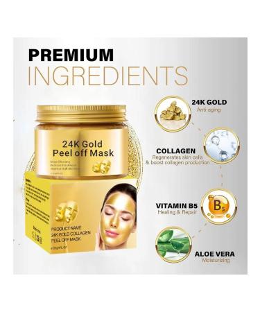 Mask with 24k gold anti -aging central 3 comp -360g - Buy Online on GoSupps.com