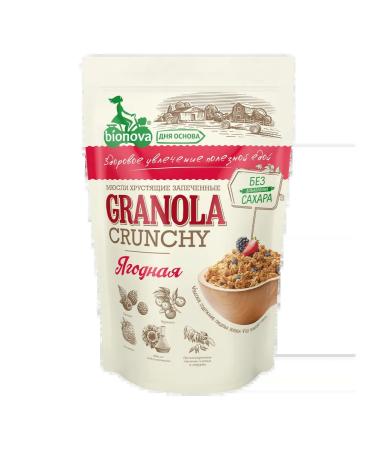 Bionova MURULY Crispy granols berry without sugar 400 grams - Buy Online on GoSupps.com
