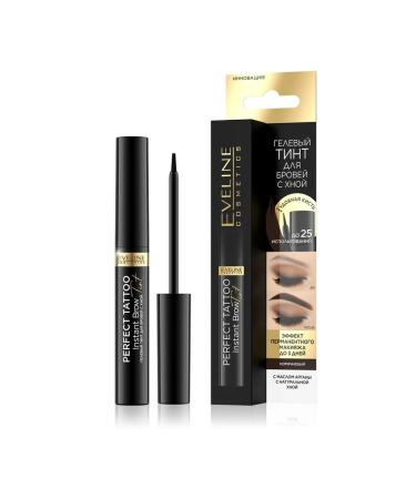 EVELINE Gel tint for eyebrows with henna tone brown 6 ml