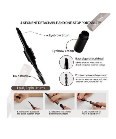 Sedosa 3 pcs Cream-gel eyebrow 01.02.03 - Buy Online on GoSupps.com