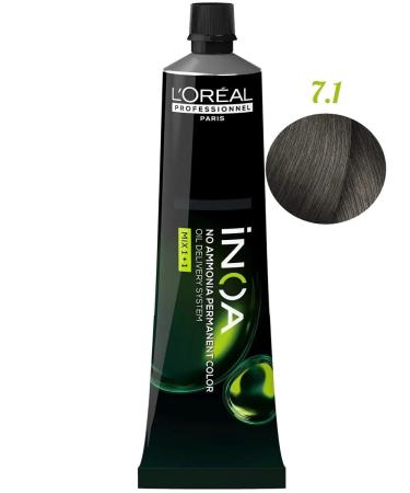 L'Oreal Professionnel L'real inoa 7.1 hair dye 60 ml