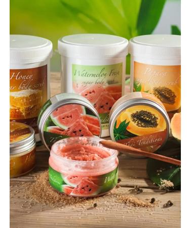 Thai Traditions Body scrub Anti -cellulite from stretch marks of watermelon - Buy Online on GoSupps.com