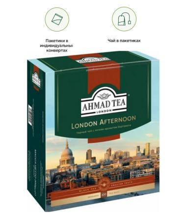 Ahmad Tea Tea black Ahmad London afternoonshop 100 bags - Buy Online on GoSupps.com