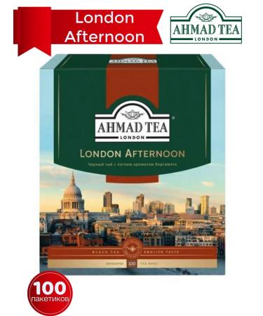 Ahmad Tea Tea black Ahmad London afternoonshop 100 bags - Buy Online on GoSupps.com