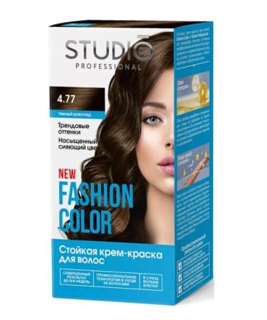 Studio Professional Fashion hair dye dark chocolate 4.77 2 packages - Buy Online on GoSupps.com
