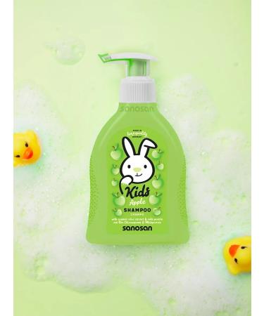 SANOSAN Shampoo for children without tears for bathing newborn apple - Buy Online on GoSupps.com